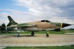59-1738 @ KDYS - The Yellow Rose with markings of the F-105D 60-0517 RU which was flown by Lt.Col. John C. Wright. Preserved at Dyess AFB. - by Marc Van Ryssel