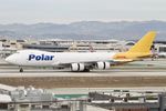 N858GT @ KLAX - B748 Polar Air Cargo Boeing 747-8 N858GT PAC8189 PANC-KLAX - by Mark Kalfas