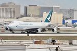 B-LIA @ KLAX - B744 Cathay Pacific Boeing 747-400 B-LIA CPA2080 KDFW-KLAX - by Mark Kalfas