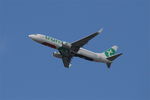 F-HUYB @ LFRS - Boeing 737-8JP, long approach rwy 21, Nantes-Atlantique airport (LFRS-NTE) - by Yves-Q