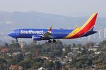 N8733M @ KLAX - SWA 737-8 zx SFO-LAX - by Florida Metal