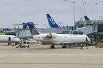 N166GJ @ KORD - CRJ7 GoJet Airlines / United Express Bombardier CL-600-2C10 N166GJ at C1 KORD - by Mark Kalfas