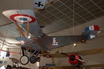 N1486 @ N.A. - Nieuport 11 Bébé replica hanging in San Diego Air & Space Museum - by Van Propeller