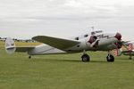 N14999 @ EGSU - NC14999 1938 Lockheed 12A Electra Junior Flying Legends Duxford - by PhilR