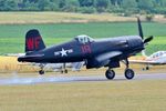 D-FCOR @ EGSU - D-FCOR 123176 1950 Vought F4U-5NL Corsair USMC Duxford - by PhilR