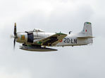 127002 @ EGSU - 127002 Douglas AD-4N Skyraider 127002 Flying Legends Duxford - by PhilR