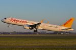 TC-RDC @ EHAM - Pegasus A321N lifting-off for SAW - by FerryPNL