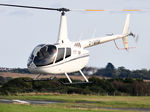 G-IWAW @ EGFH - Visiting R-66 Turbine. - by Roger Winser