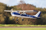 G-BRTJ @ EGFH - Resident aircraft departing Runway 22. - by Roger Winser