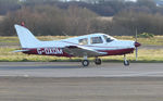 G-OXOM @ EGFH - Visiting Piper Cadet. - by Roger Winser