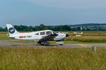 HB-PMT @ LSZG - Holding runway 06 Grenchen - by sparrow9