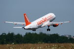 HB-JYE @ LFRS - Airbus A320-214, Take off rwy 03, Nantes-Atlantique airport (LFRS-NTE) - by Yves-Q