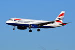 G-EUYT @ EGLL - Airbus A320-232 landing London Heathrow. - by moxy