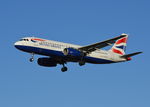 G-EUUW @ EGLL - Airbus A320-232 landing London Heathrow. - by moxy
