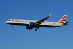 G-TNEA @ EGLL - Airbus A321-251NX landing London Heathrow.