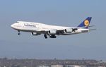 D-ABYK @ KLAX - DLH 748 zx EDDF-LAX - by Florida Metal