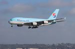 HL7628 @ KLAX - KAL A380 zx ICN-LAX - by Florida Metal