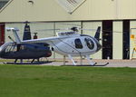 G-UMBY @ EGLD - McDonnell Douglas MD-500E (369E) at Denham. Ex D-HHHM - by moxy