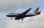 G-DBCD @ EGLL - Airbus A319-131 landing at London Heathrow. - by moxy