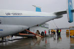 UR-09307 @ LOWW - The van is fighting tightly in the cargo hold. - by Hotshot