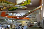D-1398 - Focke-Wulf Kranich III, displayed as a research aicraft for measurements of atmospheric electricity in the 1950s, at the Deutsches Segelflugmuseum mit Modellflug (German Soaring Museum with Model Flight), Gersfeld Wasserkuppe
