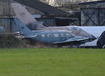 G-BLFZ @ EGLM - Piper PA-31-310 Navajo with Shoot Aviation at White Waltham. Used as a film prop. - by moxy