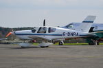 G-BNRA @ EGTF - Socata TB-10 Tobago at Fairoaks. - by moxy