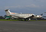 G-OJFA @ EGTF - Pilatus PC-12/47E at Fairoaks. Ex LX-NEW - by moxy