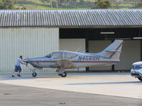 N4589W @ 1938 - Pushing into hanger - by 30295