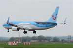 G-TAWW @ EGSH - Landing at Norwich. - by Graham Reeve