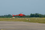 HB-ZWF @ LSZG - Hoovering for departure at Grenchen