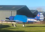 G-BVVW @ EGST - Yak-52 parked and covered at its base in Elmsett Airfield, Ipswich. - by Chris Holtby