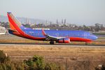 N617SW @ KLAX - SWA 733 oc zx SLC-LAX - by Florida Metal
