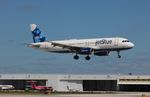 N629JB @ KFLL - JBU A320 zx NAS / MYNN-FLL - by Florida Metal