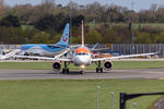 G-EZWS @ EGGD - BRS 14/04/24 - by Dominic Hall