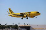N650NK @ KFLL - NKS A320 yellow zx ORD-FLL - by Florida Metal
