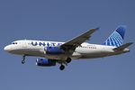 N849UA @ KORD - A319 United Airlines Airbus 319-131 N849UA UAL1863 DCA-ORD landing on 28C KORD During Solar Eclipse - by Mark Kalfas