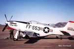 N5415V @ RTS - #553  Miss Fit was flown by Bill Rheinschild at Reno Air Races in september 1992. - by Marc Van Ryssel