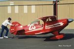 N117Q @ RTS - #25  N117Q was flown by Cliff Magee at the Reno Air Races in september 1992. - by Marc Van Ryssel