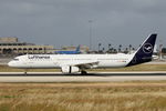 D-AISV @ LMML - A321 D-AISV Lufthansa - by Raymond Zammit