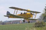 G-AOEI @ EGTH - Coming into land at Old Warden, Beds. - by Chris Holtby