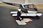 F-GMSL @ LIMF - So someone saw my youtube series saving the abanoned r22 and he send me some photos from when the helicopter was delivered in torino Italy back in 2002 - by Bob