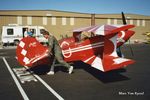 N990R @ RTS - #50 Humm Baby was flown by Juan Browne at the Reno Air Races in sept. 1993. - by Marc Van Ryssel
