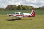 G-BCEE @ EGHP - G-BCEE 1974 Grumman AA-5 Traveller Popham - by PhilR