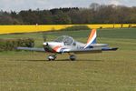 G-JEEP @ EGHP - G-JEEP 2002 Aerotechnik EV-97 Eurostar Popham 04.05.24 (1) - by PhilR