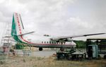 ZS-LMZ @ FASZ - ZS-LMZ 1963 Fokker F27-200 Friendship Comair Skukuza South Africa 1992 - by PhilR