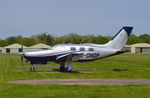 G-DNOP @ EGLD - Piper PA-46-350P Malibu Mirage at Denham. - by moxy