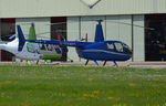 G-RAWM @ EGLD - Robinson R44 Raven II at Denham. - by moxy