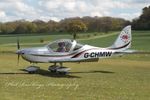 G-CHMW @ EGHP - G-CHMW 2013 Aerotechnik EV-97 Eurostar SL Popham 04.05.24 - by PhilR