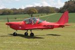 G-CIRY @ EGHP - G-CIRY 2015 Light Sport Aviation EV-97 Eurostar SL Popham 04.05.24 (1) - by PhilR